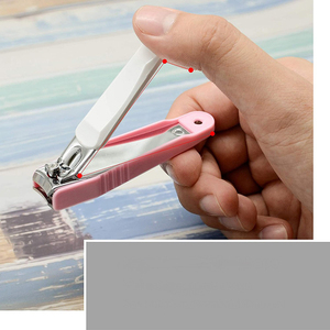 Vente en gros de coupe-ongles en acier inoxydable avec double ressort professionnel durable et large ouverture de mâchoire pour ongles épais - Product Image 5