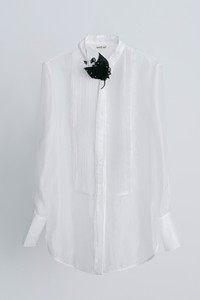 Vêtements de haute qualité Blouses et chemises pour femmes Usine Eco Friendly 80% Modal 20% Polyester CAMILA CHEMISE CLASSIQUE Marque de mode - Product Image 2
