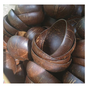 Cuencos de cáscara de coco grabados a mano de alta calidad, cuencos de coco de bambú ecológicos, venta al por mayor, Exportación de Vietnam lista - Product Image 1