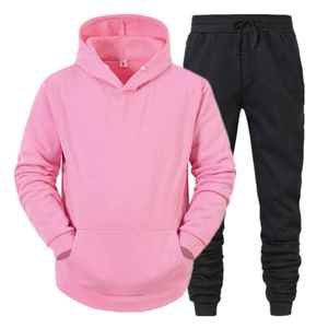 Conjunto Deportivo para Hombre, Chándal de Alta Calidad 100% Algodón, Sudadera con Capucha y Pantalones Deportivos Personalizados, Ropa Deportiva Holgada para Invierno - Product Image 1