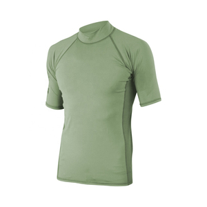 Vente en gros de maillot de bain à manches courtes avec impression personnalisée chemise MMA Diving Surf Swim Upf 50 Rash Guard avec des couleurs et des tailles personnalisées - Product Image 3