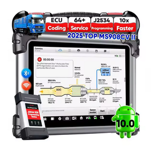 Probador de Baterías CV MS908CV II Rojo, 12V, Pantalla LCD, Herramienta J2534 para Camiones Semi-Ben-z, EOUTIL, Garantía de 12 Meses, Inglés, Compatible con Todos los Sistemas Operativos - Product Image 1