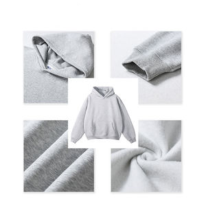 Ensemble survêtement pour homme personnalisé, sweat à capuche surdimensionné, pantalon coupe droite, taille plus, 100% coton, jogging pour homme - Product Image 5