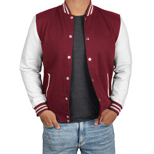 Chaquetas Varsity Bordadas con Estampado Personalizado de Alta Calidad 2026, Chaqueta Americana Unisex, Chaqueta Universitaria de Béisbol para Hombre - Product Image 4