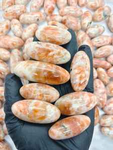 Venta al por mayor Shiva Lingam tallas de piedras preciosas espirituales Rodonita natural rosa rojizo cabujón Reiki meditación piedras preciosas sueltas - Product Image 4