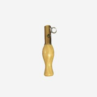 Sifflet artisanal à grive pour la chasse aux oiseaux CU-1001 en bois et métal de haute qualité certifié ISO:9001