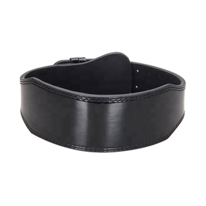 Ceinture d'haltérophilie en cuir de vachette avec logo personnalisé - Product Image 1