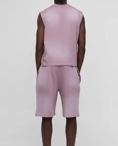 T-shirt sans manches vintage en coton 100% délavé à l'acide, poids lourd 250G, haute qualité, style hip-hop, logo personnalisé, coupe oversize - Product Image 2