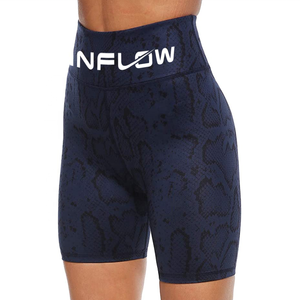 Stretchy Printed Eco-Friendly Fashion Gym Running Fitness Biker <b>Shorts</b> Sports High Waist Workout <b>Romper</b> Onesie Active Yoga Pants - Product Image 1