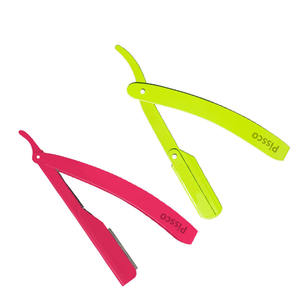 Navaja de Afeitar Recta Manual de Acero Inoxidable de Alta Calidad, Mango de Acero Inoxidable, Navaja de Afeitar Plegable Recta, 1 Pieza - Product Image 4