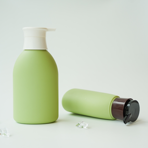 2025 nouvelle conception HDPE 500ml bouteilles en plastique 2 couches en plusieurs couleurs pour shampoing gel douche nettoyants pour le visage - Product Image 6