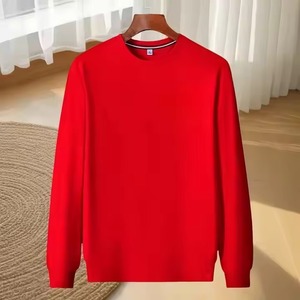 Sweat à capuche à col rond brodé de haute qualité sweat-shirt pour homme unisexe Logo personnalisé 100% coton sweat-shirt à col rond vierge Vintage - Product Image 6