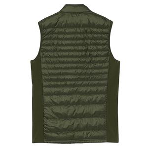 Veste matelassée à capuche et logo personnalisé OEM Veste matelassée rembourrée sans manches pour hommes - Product Image 4