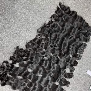 Gros 100% Vierge Cheveux Haute Qualité Vague Naturelle Grand Stock Vietnamien Brut Cheveux Teints TRAME - Product Image 5
