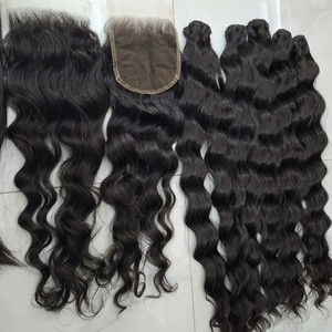 VCHAIRVIETNAM Extensions de cheveux humains vietnamiens vierges haute définition à fermeture frontale en dentelle en tailles 2x6 3x6 3x7 13x8 Vietnam - Product Image 1