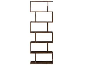 Ziva 6-tier <b>Bookshelf</b> Made From Solid Teak <b>Wood</b> with a Glossy <b>Dark</b> Brown Finish for Room and Office Display Shelves. - Product Image 2