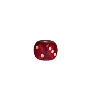 Đá D6 xúc xắc Cube Red onyx đá quý tự nhiên pha lê đá D6 xúc xắc khắc đá tùy chỉnh dots xúc xắc Bộ Vikings bán buôn