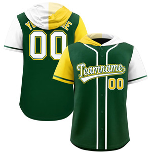 Vente chaude Personnalisé 100% Polyester Baseball Jersey Boutonné Avec Caractéristique Respirante Fabriqué par Hanger Impex - Product Image 2