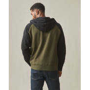 Chaqueta Clásica para Hombre, Corte Clásico, Peso Medio, Cierre Completo, Raglán, Colorblock - Product Image 5