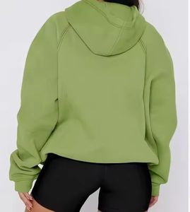 Sudadera con Capucha para Mujer, Invierno, Personalizada con Impresión Digital, Logotipo Bordado en la Parte Delantera, 100% Algodón, Gruesa - Product Image 4