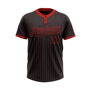 Maillot de baseball sublimé de qualité supérieure numéro de nom d'équipe personnalisé respirant séchage rapide col en v vêtements de sport baseball de haute qualité - Product Image 2