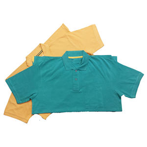 Polo informal de talla grande para hombre orientado a la exportación, Polo cómodo de tela de punto de color sólido, Polo de color verde de BD - Product Image 6