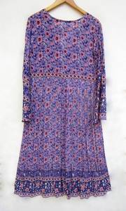 Vestido largo Kimono Rosa enérgico para mujer, corpiño femenino con abalorio con cordón de tela de encaje, ajuste ajustable, longitud Midi, talla 6XL - Product Image 3