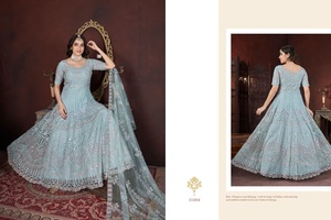 Nueva colección de vestidos bordados largos durados hasta el suelo - Product Image 5