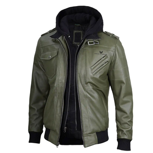 M0VA TEXTILES 2025 Veste en cuir design personnalisé pour hommes Veste en cuir professionnelle de haute qualité de style tendance vente en gros - Product Image 6