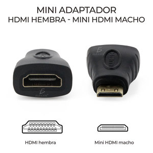 Nuovo Adattatore Mini HDMI Maschio a HDMI Femmina per Collegamento Desktop o Laptop a LED con Protezione OTP - Product Image 3