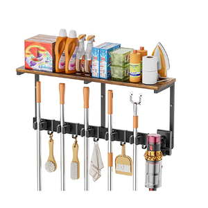 Estante de Cocina Moderno Multifuncional de Esquina, Montado en la Pared, de Metal y MDF - Product Image 1