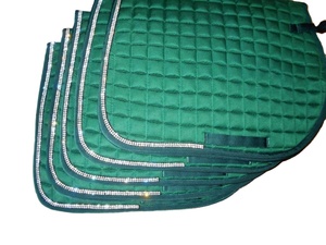 Bling English High Quality Polycotton Fabric Saddle <b>Pads</b> All-Purpose Western Style HD <b>Foam</b> Cotton Filling New Improved - Product Image 2