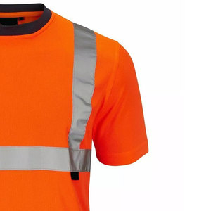 Camiseta DE SEGURIDAD reflectante de alta visibilidad Camiseta de seguridad de manga corta protectora personalizada con su logotipo a la venta - Product Image 5