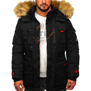 Blouson matelassé imprimé coupe-vent et respirant pour homme, col montant, logo personnalisé sur le devant, vente en gros OEM, collection automne 2025 - Product Image 1
