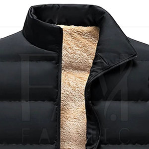 เสื้อกั๊กพัฟเฟอร์ผ้าแคนวาสกันลมกันน้ำสำหรับฤดูหนาว ขายดีที่สุด ผลิตจากโพลีเอสเตอร์ 100% ระบายอากาศได้ดีสำหรับผู้ชาย  รับผลิตแบรนด์ของคุณเองได้ - Product Image 5