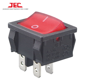 Interruptor basculante de doble Polo JEC 606, producto funcional de encendido y apagado - Product Image 2