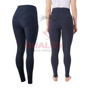 Leggings équestres d'entraînement pour femmes de haute qualité Flexibilité confortable Matériau doux au toucher pour l'équitation - Product Image 4
