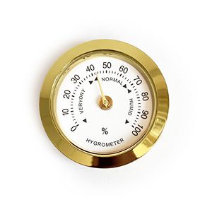 Higrómetro Analógico AEK-Tech con Marco Dorado y Esfera Blanca de 37 mm - Product Image 1