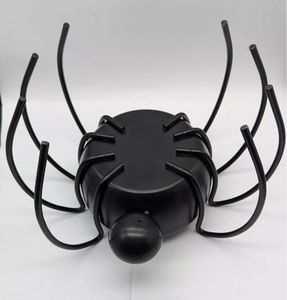 Grand bol à bonbons en aluminium fait à la main en métal noir poli décoration de table d'Halloween pour le bureau à domicile Halloween élégant - Product Image 5