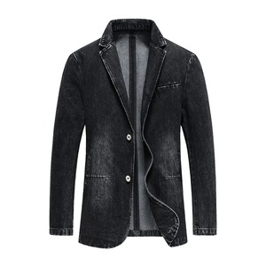 Chaqueta Vaquera de Mezclilla para Hombre, 100% Algodón, Manga Larga, Transpirable, Diseño y Logotipo Personalizados, Venta al Por Mayor de Fábrica - Product Image 1