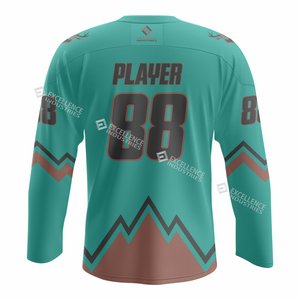 Jersey de hockey sobre hielo profesional hecho a medida diseño único equipo uniforme de hockey desgaste al por mayor conjuntos estilo - Product Image 6