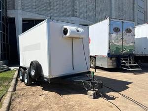 จัดส่งฟรีรถพ่วงตู้เย็นเคลื่อนที่5x10สำหรับอาหารและการขนส่งทางการแพทย์พร้อมการควบคุมอุณหภูมิแบบปรับได้ - Product Image 6