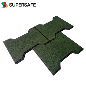 Pavimentos de Goma Antideslizantes Supersafe T-Bone Dogbone, de 15-50 mm de Grosor, Colores Pigmentados, Venta Caliente, Envío Rápido - Product Image 3