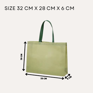 Sacs d'épicerie non-tissés écologiques avec impression de logo personnalisé Spunbond de poignées colorées disponibles - Product Image 2