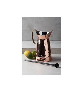 Jarras de cobre de primera calidad para almacenar agua potable con tapa a prueba de fugas adecuada para uso doméstico, cocina y restaurantes - Product Image 4