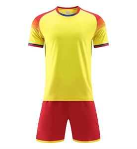 Uniformes de football de football respirants confortables à séchage rapide du fournisseur direct d'usine, ensembles de vêtements de haute qualité avec logo personnalisé - Product Image 2