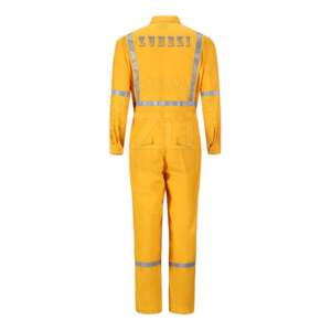 Overol de Seguridad de Alta Visibilidad Azul Rey para Hombre, Uniforme de Trabajo Impermeable, Overol FRC Personalizado, Mono Ignífugo de Algodón - Product Image 3