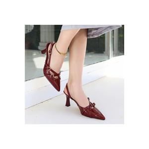 Tacchi alti Liwan Beige vernice - Product Image 1