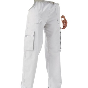 Nouveauté Pantalon cargo pour homme à taille élastique, multi-poches, design personnalisé, uni, grande taille, léger et confortable - Product Image 2
