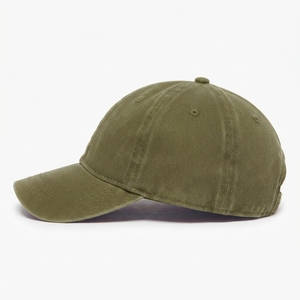 Gorra de Béisbol Vintage de 6 Paneles Sin Estructura con Parche de Letras Bordadas, Venta al por Mayor, Logotipo Personalizado, Alta Calidad, OEM ODM, MOQ Bajo, Gorra Estilo Dad Hat - Product Image 2